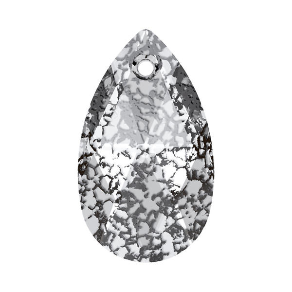 Swarovski Crystal Pendants 6106 22 mm Crystal Black Patina