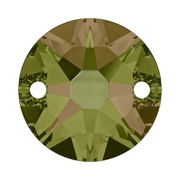 Swarovski Sew-on Crystals 3288 10 mm Crystal Luminous Green F