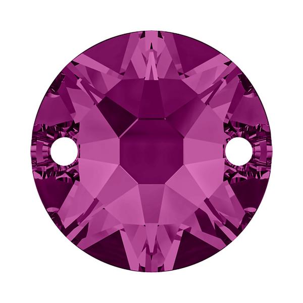 Swarovski Sew-on Crystals 3288 8 mm Fuchsia F