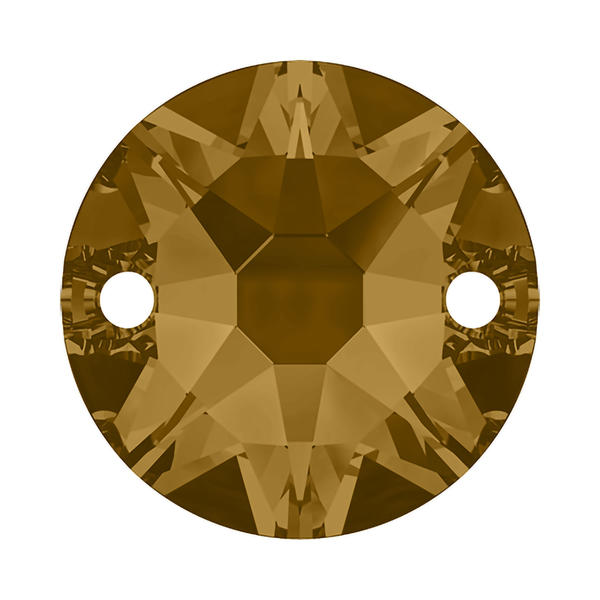 Swarovski Sew-on Crystals 3288 10 mm Light Colorado Topaz F
