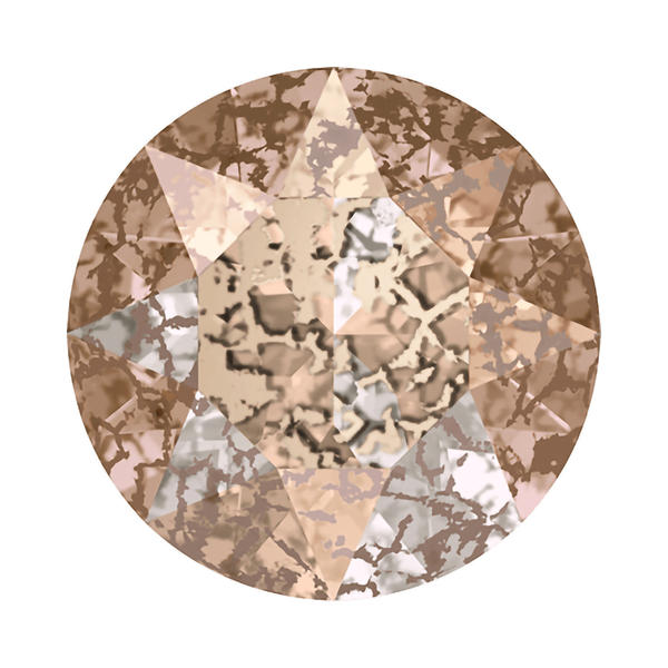 Swarovski Round Stones 1088 pp 32 Crystal Rose Patina F