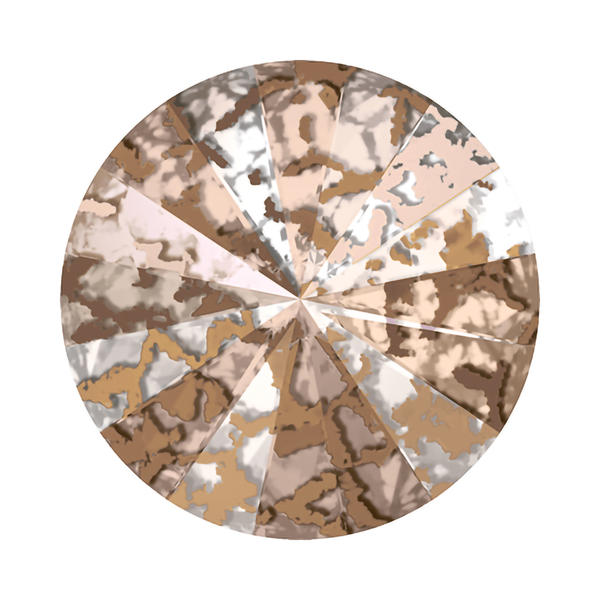 Swarovski Round Stones 1122 ss 39 Crystal Rose Patina F