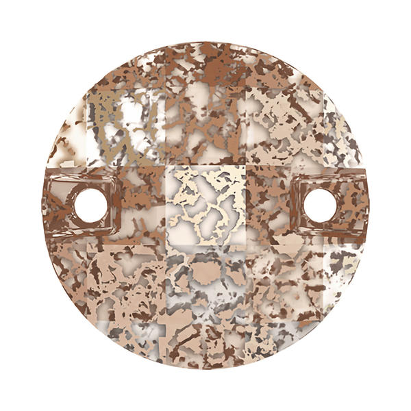 Swarovski Sew-on Crystals 3220 14 mm Crystal Rose Patina F