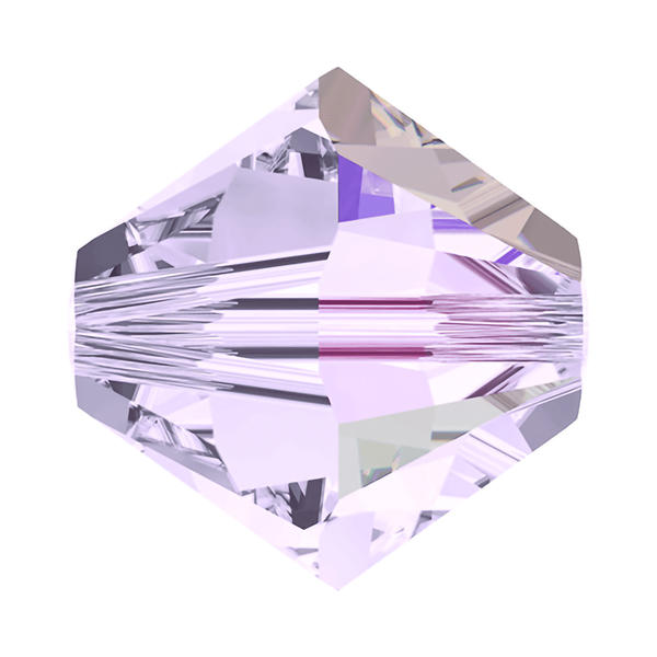 Swarovski Crystal Beads 5328 4 mm Smoky Mauve AB