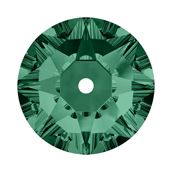 Swarovski Sew-on Crystals 3188 5 mm Emerald F