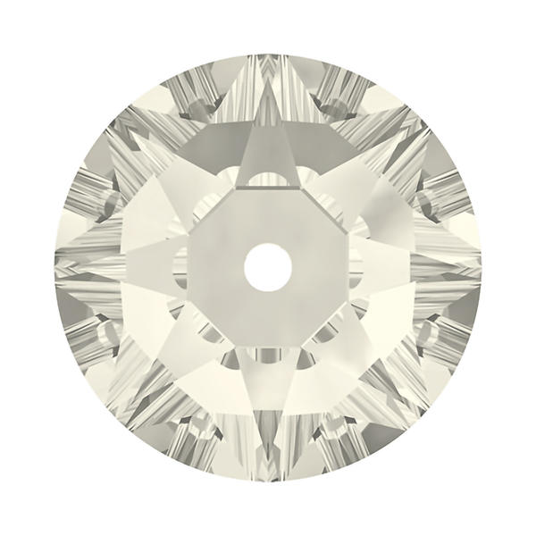 Swarovski Sew-on Crystals 3188 3 mm Crystal Silver Shade F