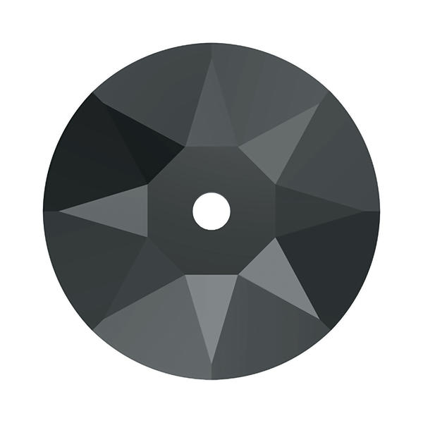 Swarovski Sew-on Crystals 3188 8 mm Jet Hematite