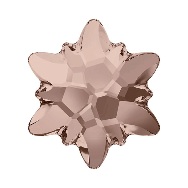 Swarovski Flatback Crystals 2753 14 mm Vintage Rose F
