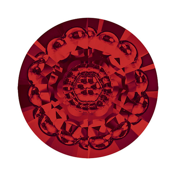 Swarovski Round Stones 1681 12 mm Light Siam F