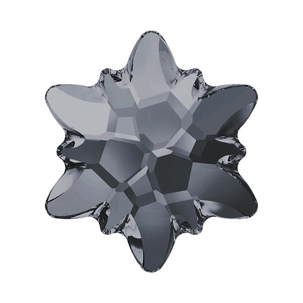 Swarovski Hotfix Crystals 2753 14 mm Crystal Silver Night M HF