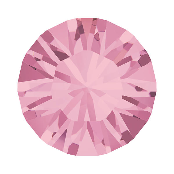 Swarovski Round Stones 1028 pp 9 Light Rose