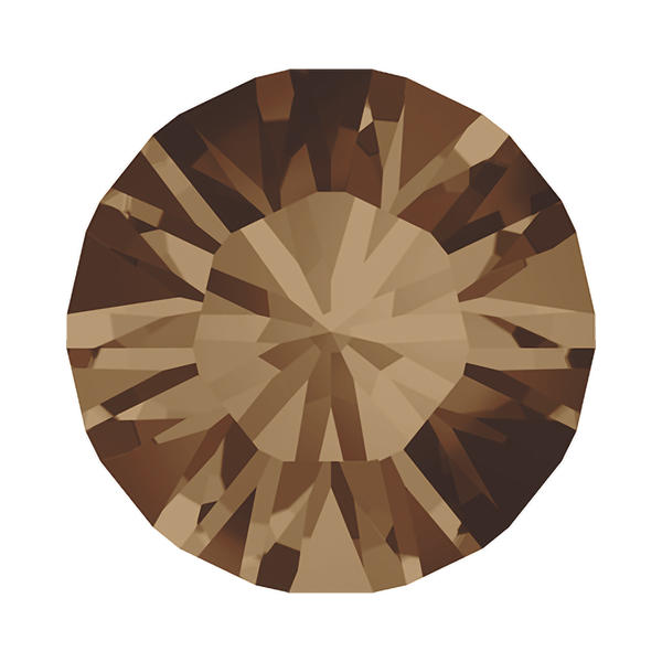 Swarovski Round Stones 1028 pp 3 Light Smoked Topaz F