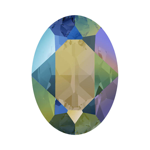 Swarovski Fancy Stones 4120 8 x 6 mm Crystal Paradise Shine F