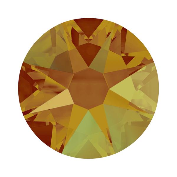 Swarovski Flatback Crystals 2088 ss 30 Crystal Tabac Unfoiled