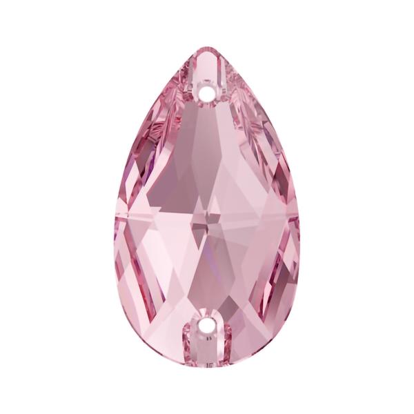 Swarovski Sew-on Crystals 3230 28 x 17 mm Light Rose F