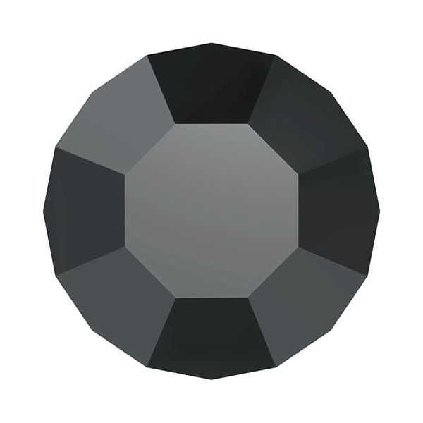 Swarovski Round Stones 1100 pp 1 Jet Hematite F