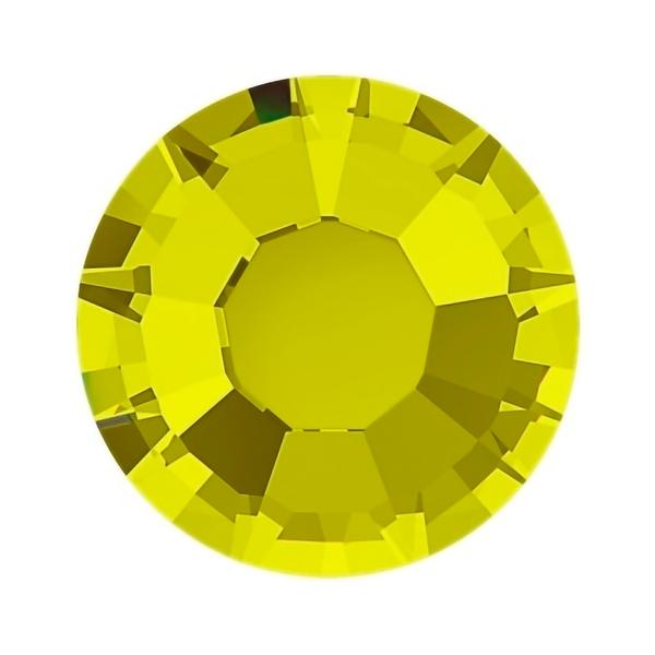 Stellux Flatback Crystals A293 ss 10 Citrine S