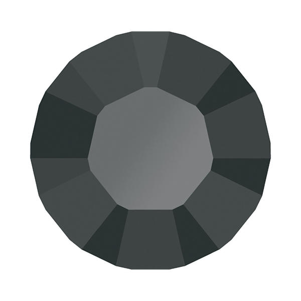 Swarovski Round Stones 1028 pp 4 Jet Hematite F