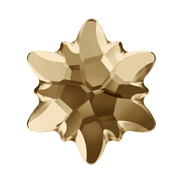 Swarovski Hotfix Crystals 2753/G 14 mm Crystal Golden Shadow M HF