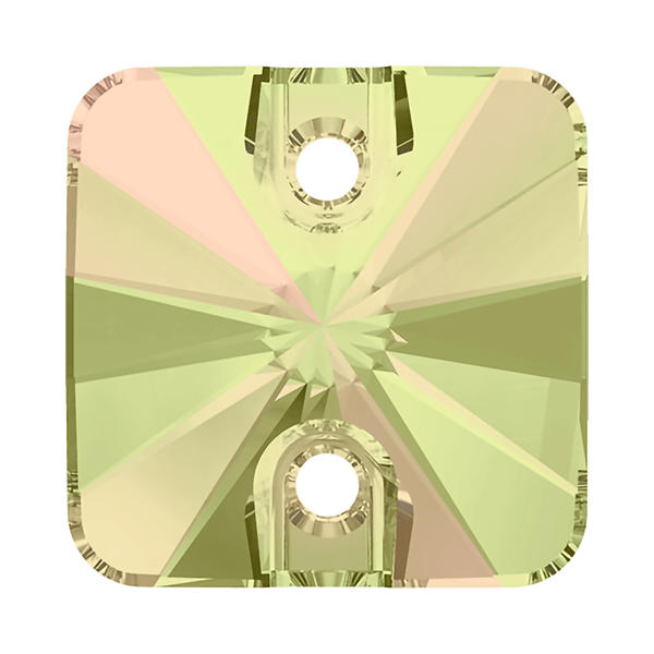 Swarovski Sew-on Crystals 3201 12 mm Crystal Luminous Green F