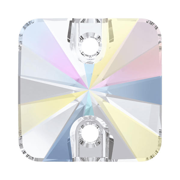 Swarovski Sew-on Crystals 3201 12 mm Crystal AB F