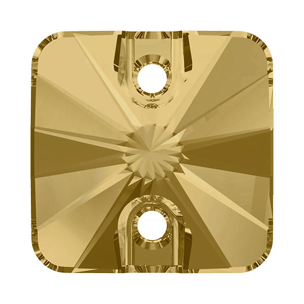 Swarovski Sew-on Crystals 3201 12 mm Light Colorado Topaz F