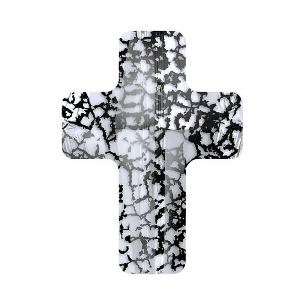 Swarovski Crystal Beads 5378 18 mm Crystal Black Patina