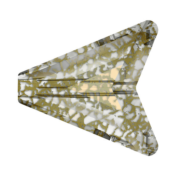 Swarovski Crystal Beads 5748 16 mm Crystal Golden Patina