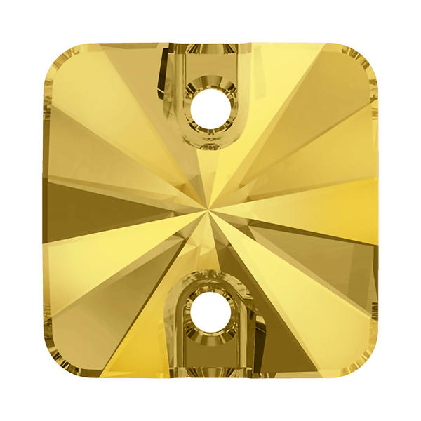 Swarovski Sew-on Crystals 3201 14 mm Crystal Metallic Sunshine F