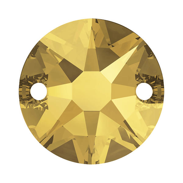 Swarovski Sew-on Crystals 3288 10 mm Crystal Metallic Sunshine F