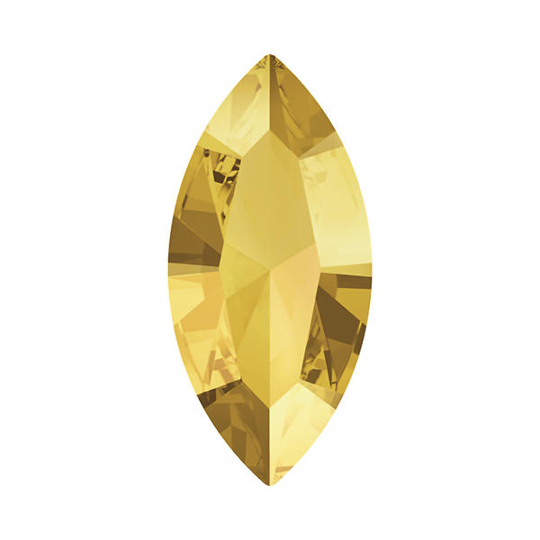 Swarovski Fancy Stones 4228 4 x 2 mm Crystal Metallic Sunshine F