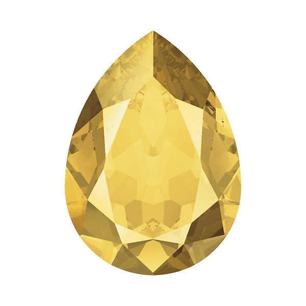 Swarovski Fancy Stones 4320 8 x 6 mm Crystal Metallic Sunshine F