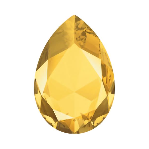 Swarovski Fancy Stones 4327 30 x 20 mm Crystal Metallic Sunshine F