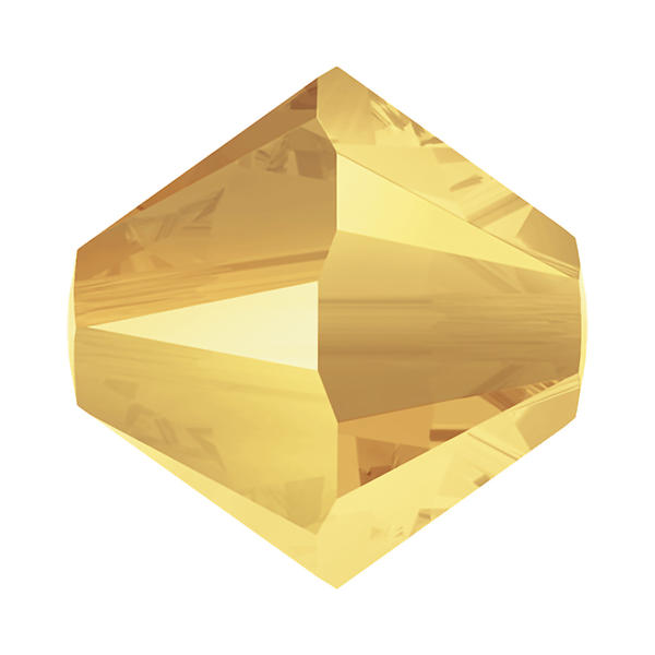 Swarovski Crystal Beads 5328 4 mm Crystal Metallic Sunshine