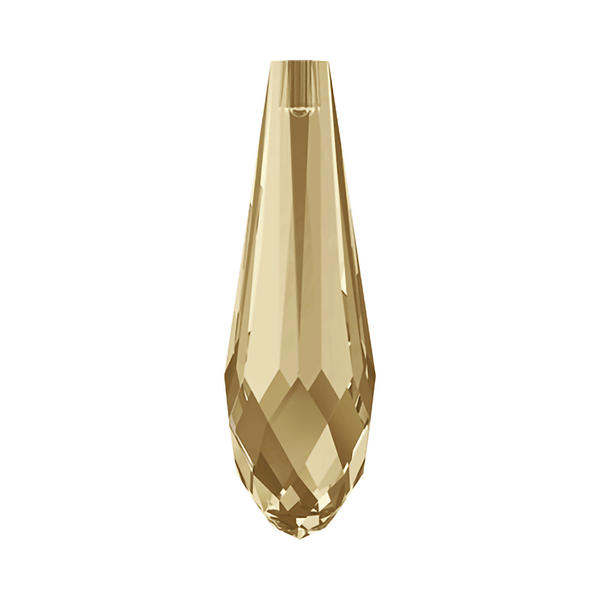 Swarovski Crystal Pendants 6530 20 mm Crystal Golden Shadow