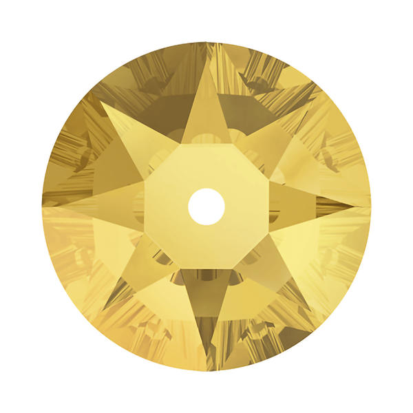Swarovski Sew-on Crystals 3188 4 mm Crystal Metallic Sunshine F