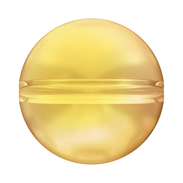 Swarovski Crystal Beads 5028/4 6 mm Crystal Metallic Sunshine
