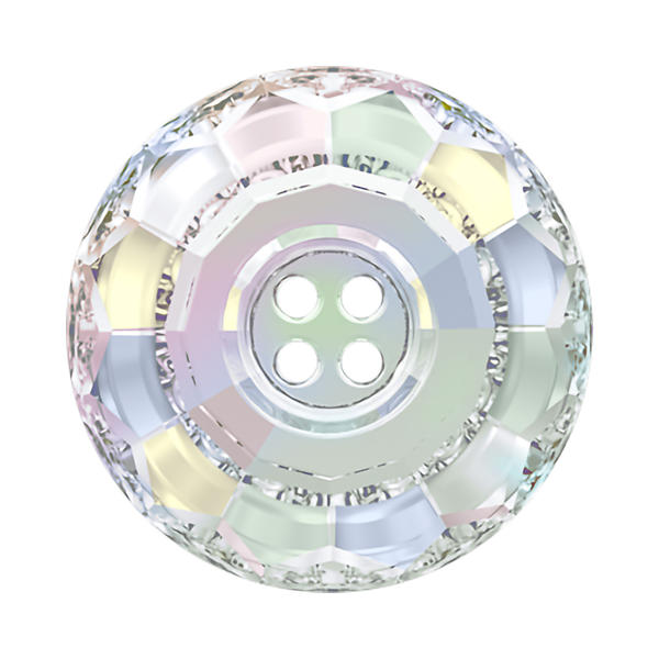 Swarovski Crystal Buttons 3008 18 mm Crystal AB F