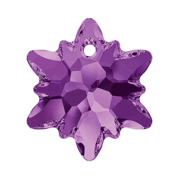 Swarovski Crystal Pendants 6748 14 mm Amethyst