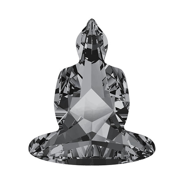 Swarovski Fancy Stones 4779 18 x 15,6 mm Crystal Silver Night