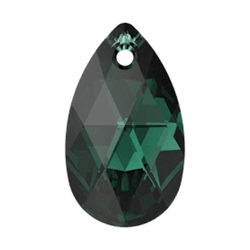 Swarovski Crystal Pendants 6106 22 mm Emerald CAL V SI