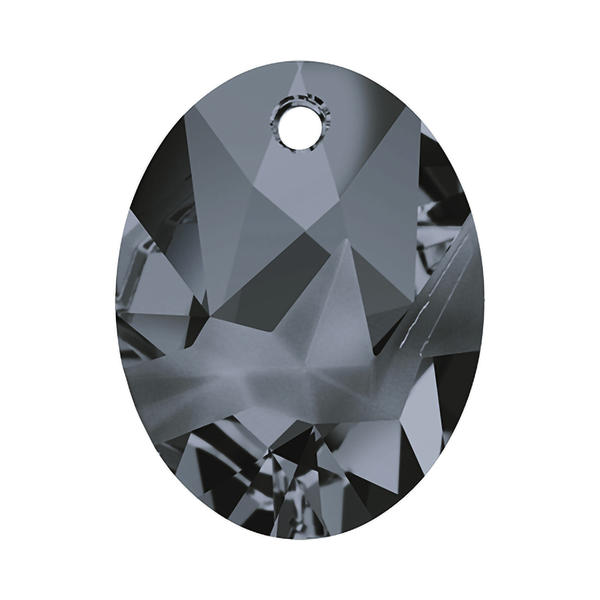 Swarovski Crystal Pendants 6911 36 mm Crystal Silver Night