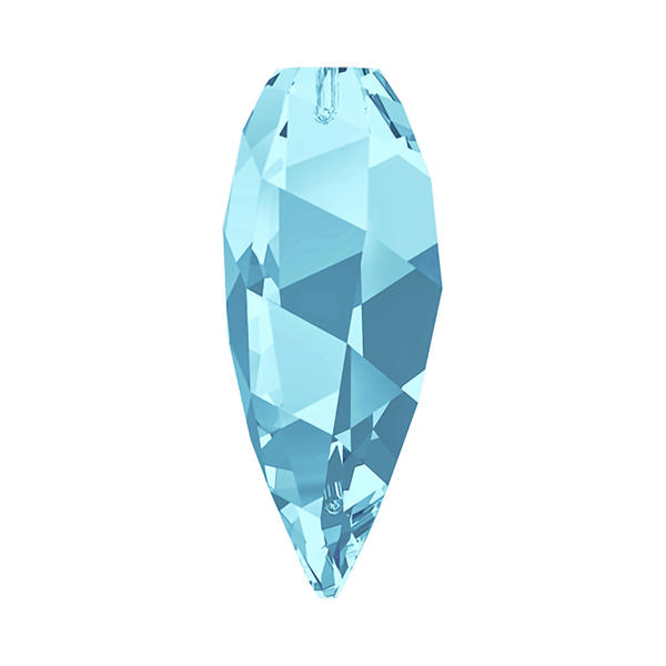 Swarovski Crystal Pendants 6540 30 mm Aquamarine