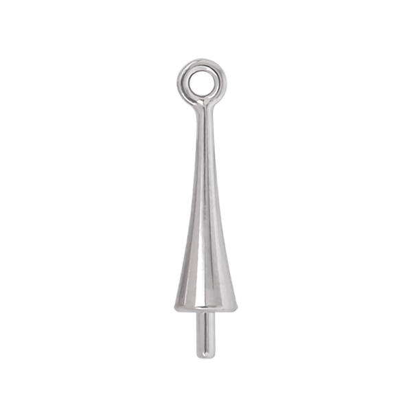 Swarovski Pendant Setting Components 65M001 14 mm RHOD