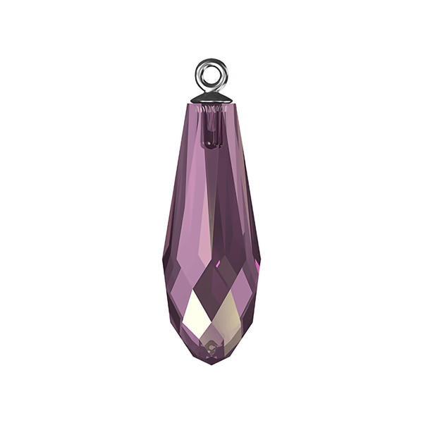Swarovski Crystal Pendants 6531 24 mm Crystal Lilac Shadow GMET