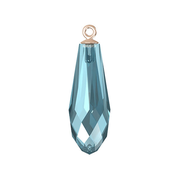 Swarovski Crystal Pendants 6531 24 mm Aquamarine ROGL
