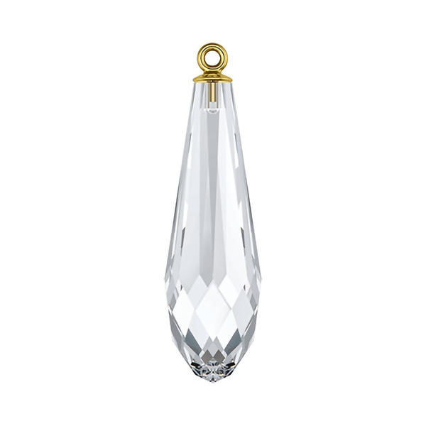 Swarovski Crystal Pendants 6531 34 mm Crystal GOLD