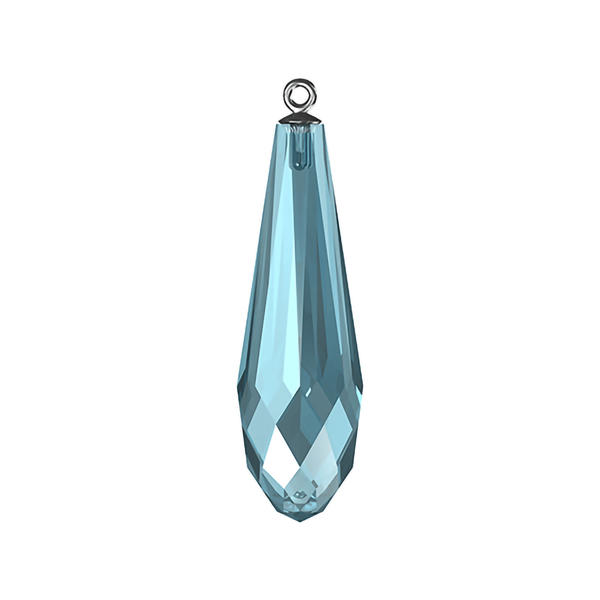 Swarovski Crystal Pendants 6531 34 mm Aquamarine GMET