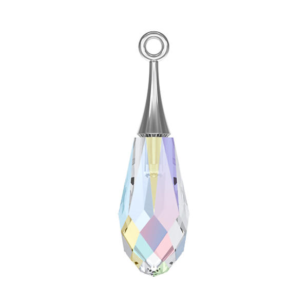 Swarovski Crystal Pendants 6532 21 mm Crystal AB RHOD