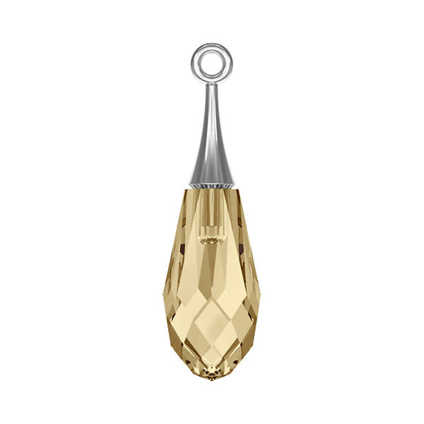 Swarovski Crystal Pendants 6532 44 mm Crystal Golden Shadow RHOD